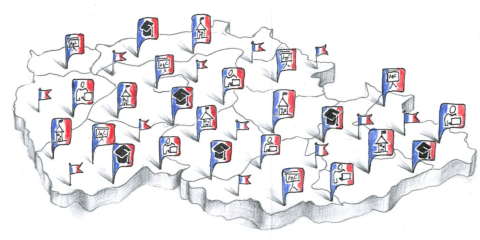 Interaktivní mapa francouzštiny